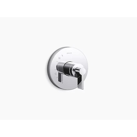Kohler Components Rite-Temp Shower Valve Trim With Lever Handle TS78015-4-CP